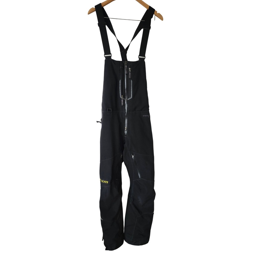 Klim Togwotee Bib Men Large Regular Black Gore-Tex Pro Snowmobile Pants 3474-006